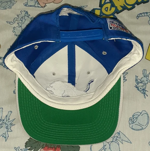 90s Detroit Lions Pro Line Authentic Script Snapback Hat Cap Vintage NFL